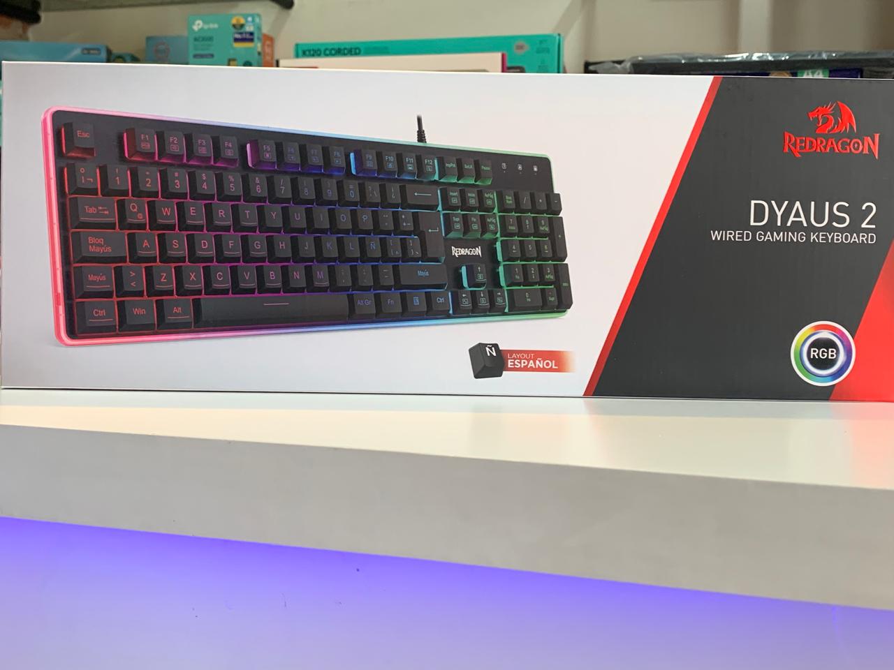 Teclado USB Gamer Redragon K509 DYAUZ2 Negro RGB